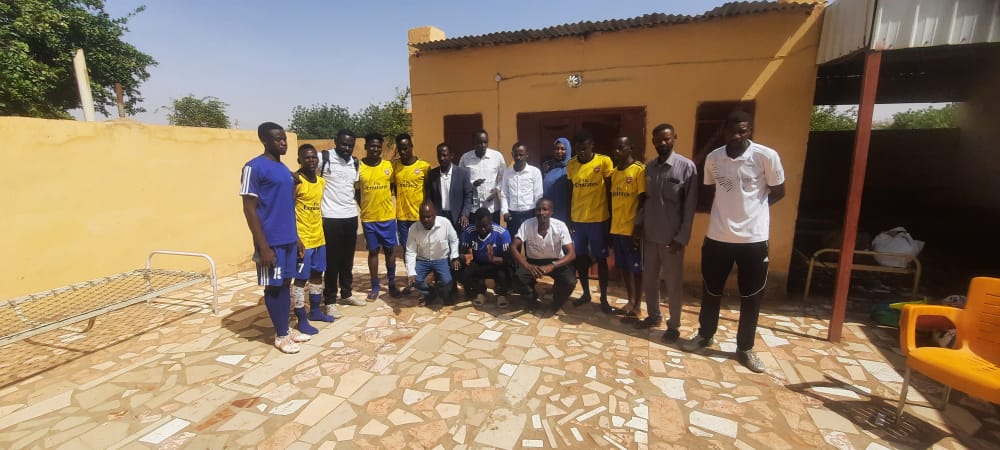 وفد من مجلس حكومة شمال دارفور: يزور المعسكر الإعدادي لنادي الوحدة الرياضي
