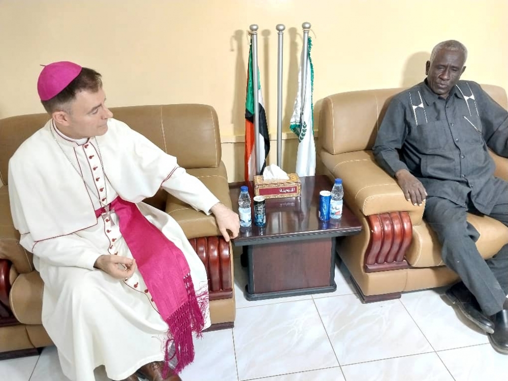 سفير دولة الفاتيكان يزور ولاية النيل الابيض