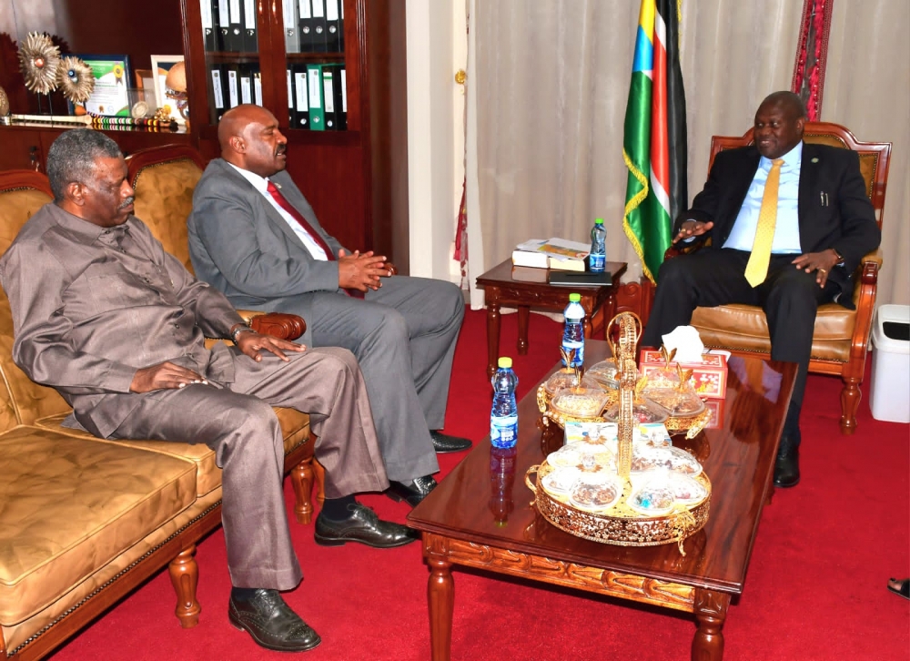 نائب رئيس جنوب السودان يلتقي الجكومي