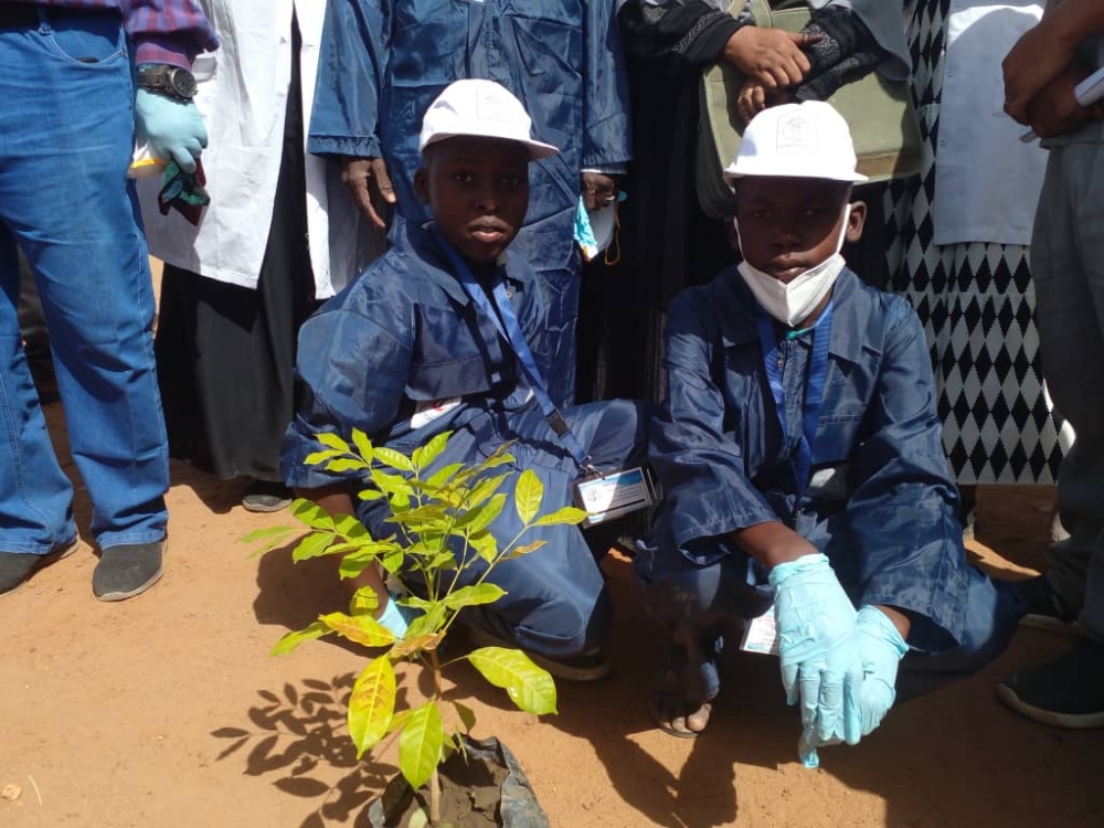 تنفيذ مشروع شجرة بولاية النيل الابيض