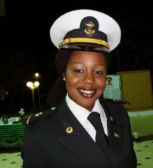 اجاك انتوني ... أول فتاة سودانية في الكلية البحرية بالاسكندرية‏