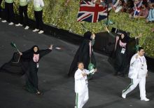 سيدات السعودية يشاركن فى افتتاح الألعاب الأوليمبية لأول مرة!!!