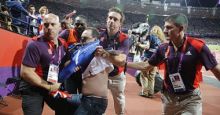 الشرطة البريطانية تعتقل رجلاً تسبب فى إزعاج الجماهير بالأولمبياد!!!