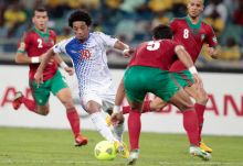 ابوشنب يدير مباراة المغرب وجامبيا 