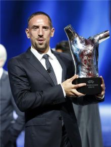 ريبيري يفوز بجائزة افضل لاعب في اوروبا 