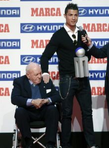 رونالدو افضل لاعب في الدوري الاسباني و ميسي افضل هداف لعام 2013
