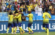 النصر السعودي ينفرد بصدارة الدوري بثلاثية في مرمي الرائد 