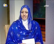 شذي عبد العال مذيعة النيل الازرق زوجة رئيس البرلمان :