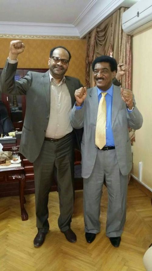 قطب الهلال الخندقاوي يلتقي سفير السودان بمصر 