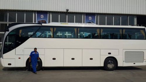 بالصورة : الزمالك أول فريق مصرى يمتلك حافلة خاصة 