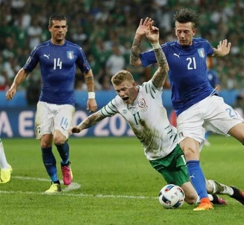 يورو 2016 : ايرلندا تكسب إيطاليا وتتأهل لدور الستة عشر