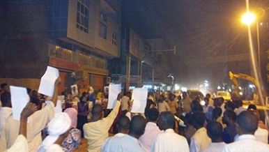المظاهرات الليلية بالخرطوم تعود مع ذكري 30 يونيو (الإنقاذ) !