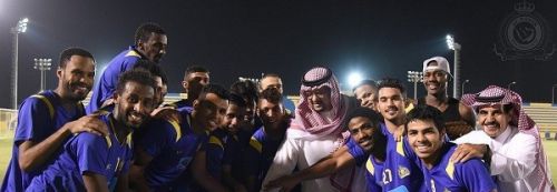 النصر يكرم لاعبيه الشباب عقب عودتهم من البحرين