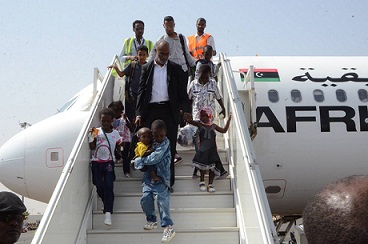وصول أطفال دواعش سودانيين من ليبيا