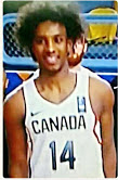  السوداني ابوهيف كيجاب يقود منتخب كندا للشباب إلى الفوز  بكأس العالم لكرة السلة 2017 م