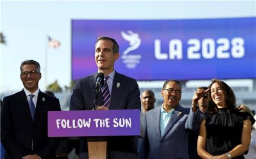 دعم اولمبياد لوس انجليس  2028 بــــــــــ(160) مليون دولار 