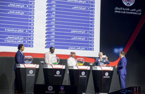 جدة..مواجهات متوازنة في قرعة كأس العرب للأندية الأبطال 
