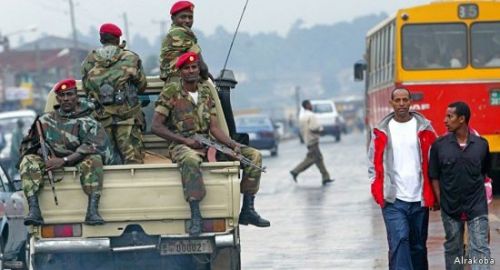 اثيوبيا تضبط اسلحة مهربة من السودان