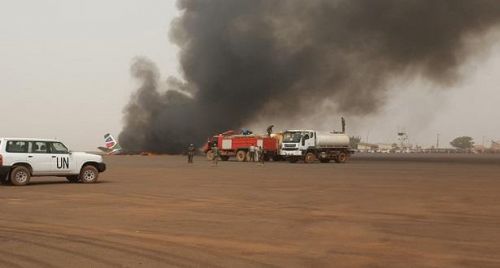تحطم طائرة بجنوب السودان يسفر عن 6 قتلي